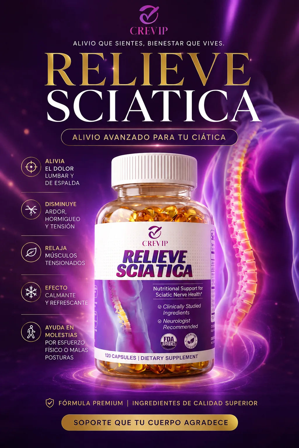 CREVIP RELIEVE SCIATICA
